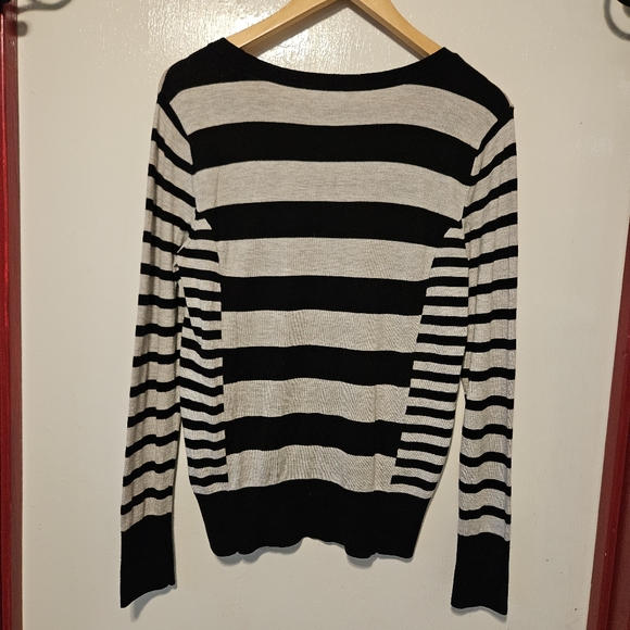 Halogen Cashmere Blend Stripe Sweater - Picture 6 of 9